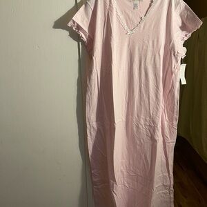 Midnight by Carole Hochman Light Pink Lace Nightgown